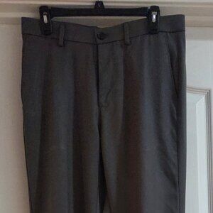 Gray Straight Fit Dress Pants by Haggar  Sz 32 X 34